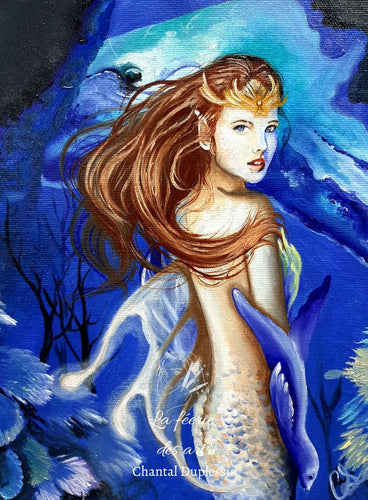 déesse Sedna - goddess - peinture énergétique vibratoire