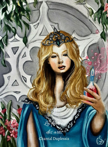 déesse Isolt - goddess - art visionnaire